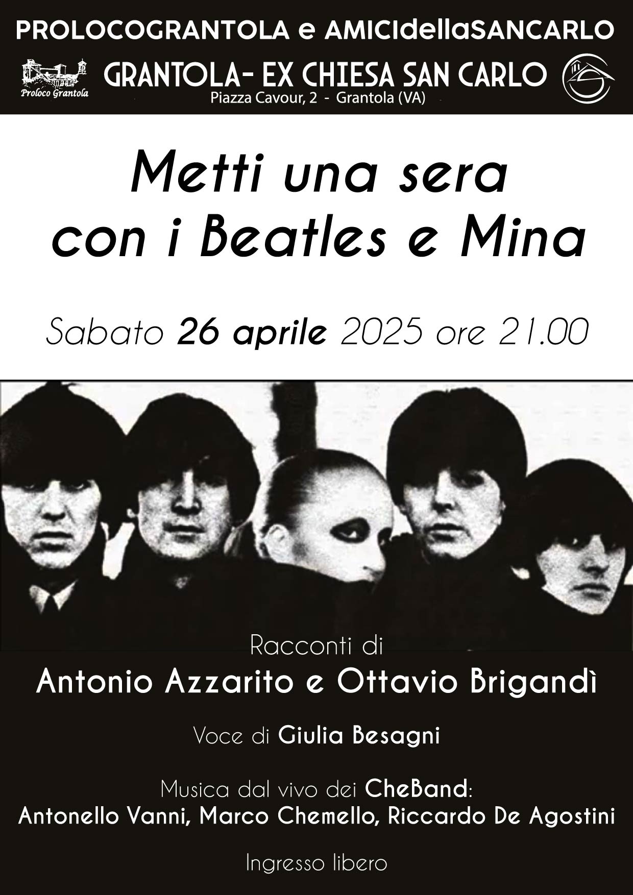 Scopri di più sull'articolo Metti una sera con i Beatles e Mina