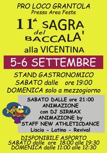 Scopri di più sull'articolo 11ª sagra del Baccalà alla vicentina